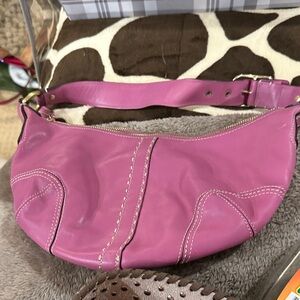 Pink Leather Women's Bag